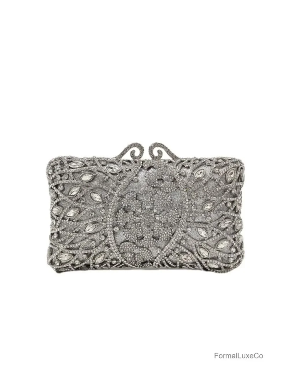 Sparkly Crystal Clutch Evening Bag Rhinestone Wedding Bridal Purse Clutch